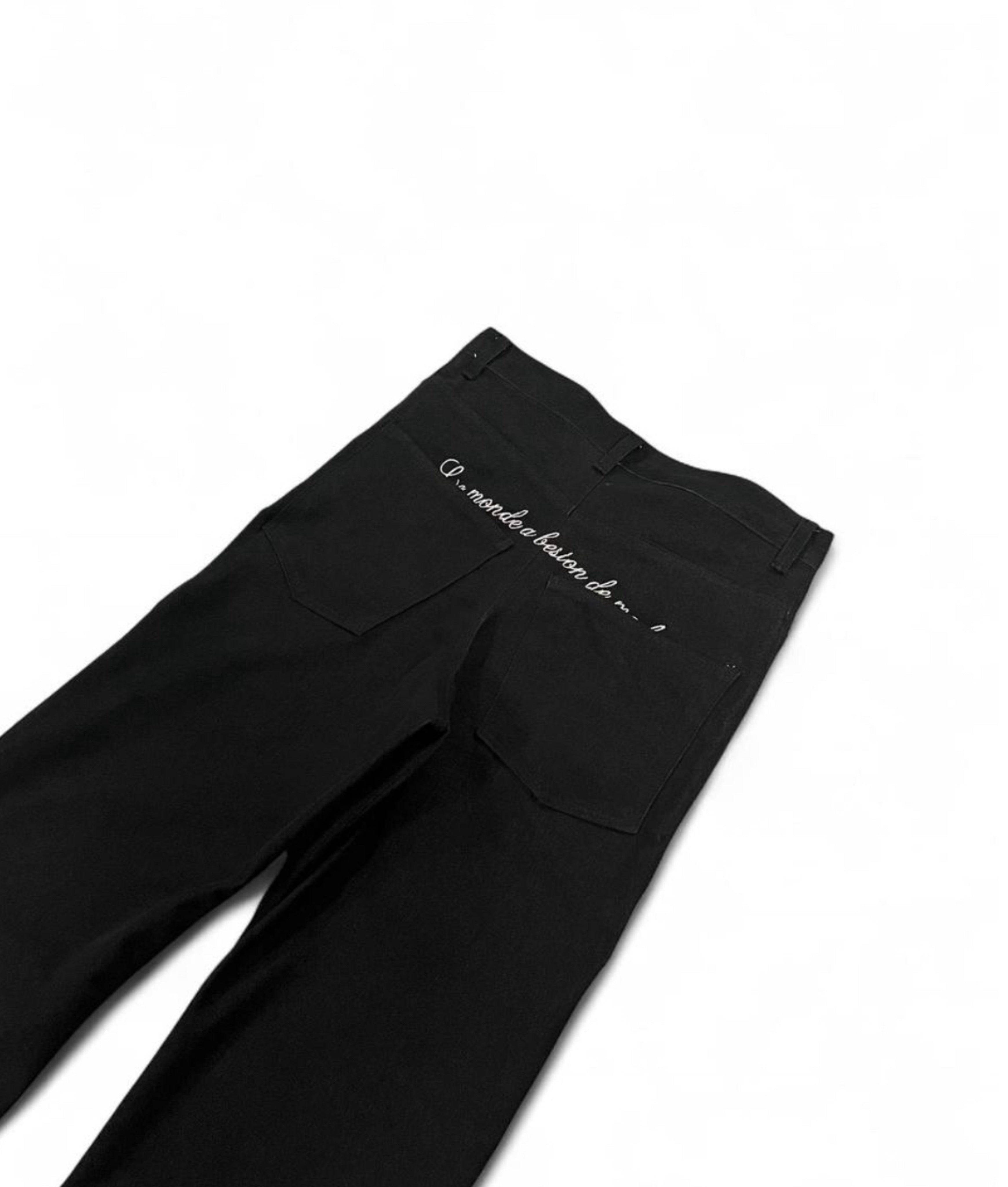 LOST TAPE FLARED DENIM