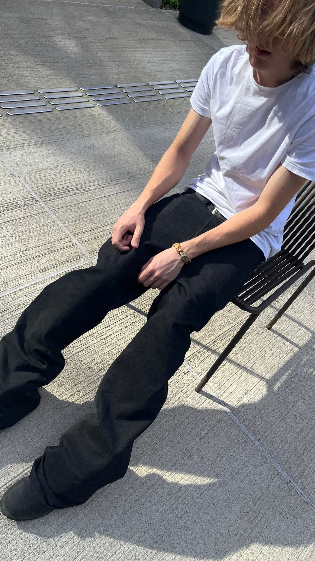 LOST TAPE FLARED DENIM