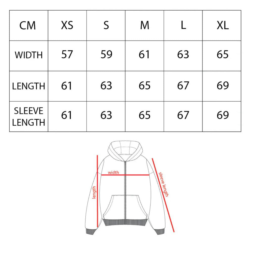 COLD MEMORY ZIP HOODIE